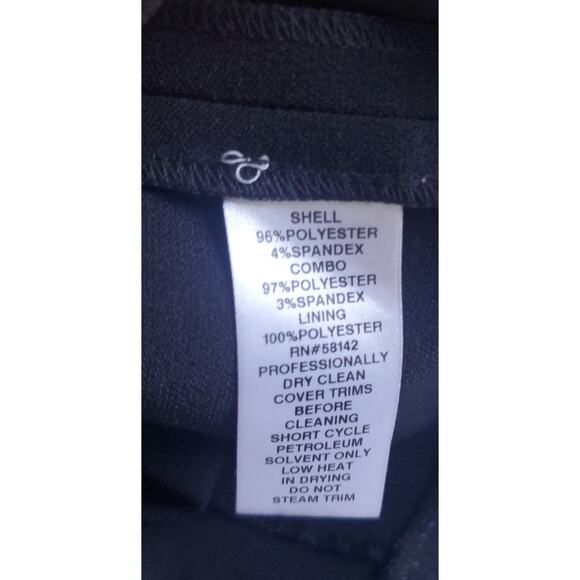 WHBM Womens Sleeveless Little Black Tiered Mini Dress Size 4 Feminine Boho Prom - Picture 6 of 7